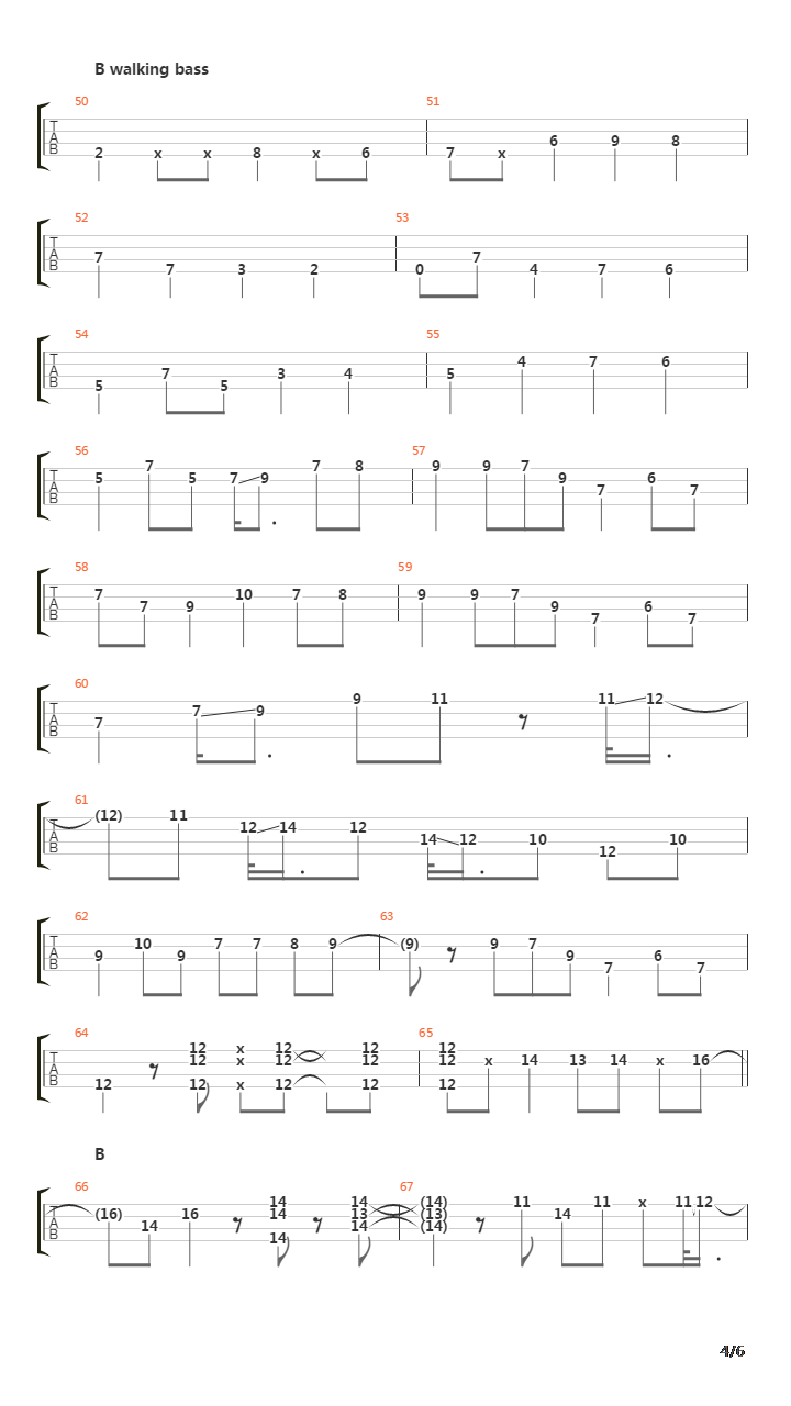 Autumn Leaves(秋叶)吉他谱