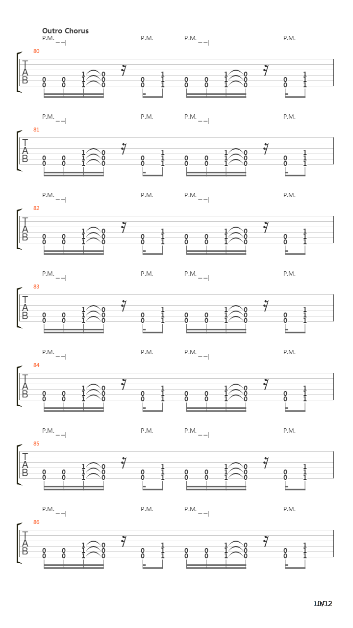 Surfacing吉他谱