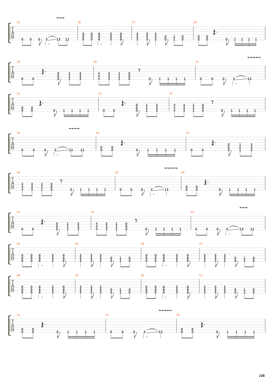 The Pulse Of The Maggots吉他谱