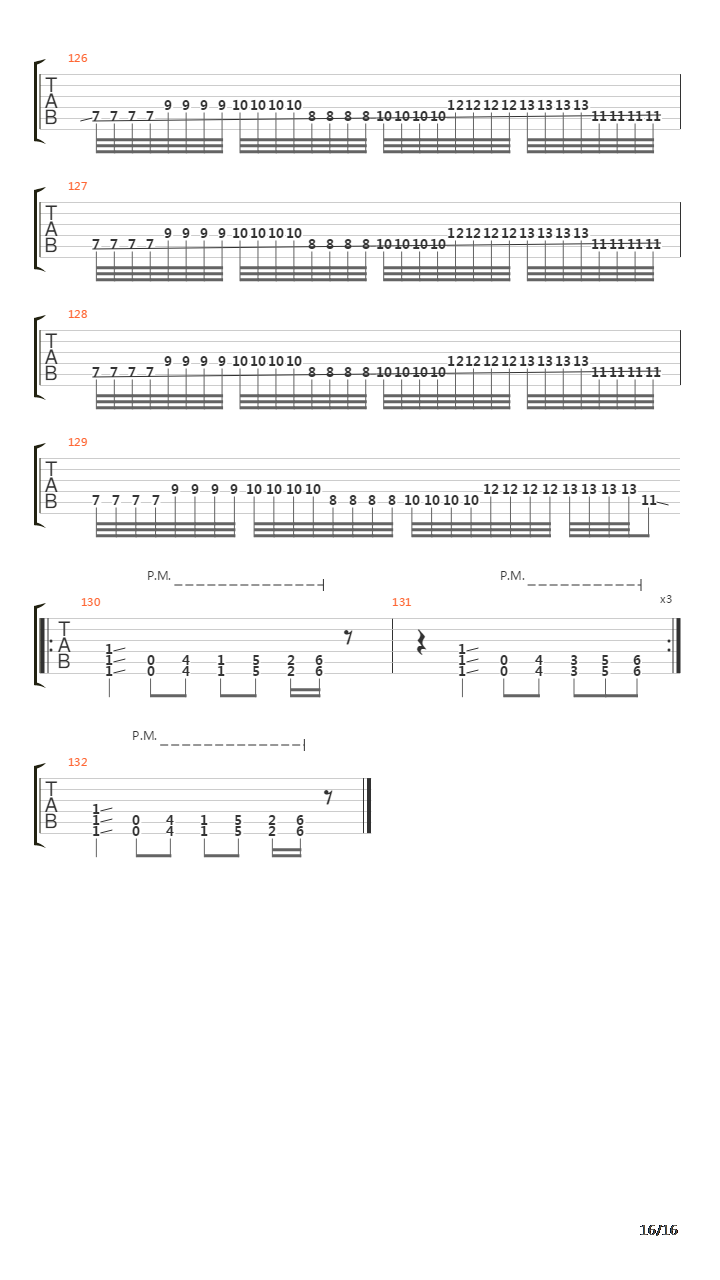 Three Nil吉他谱