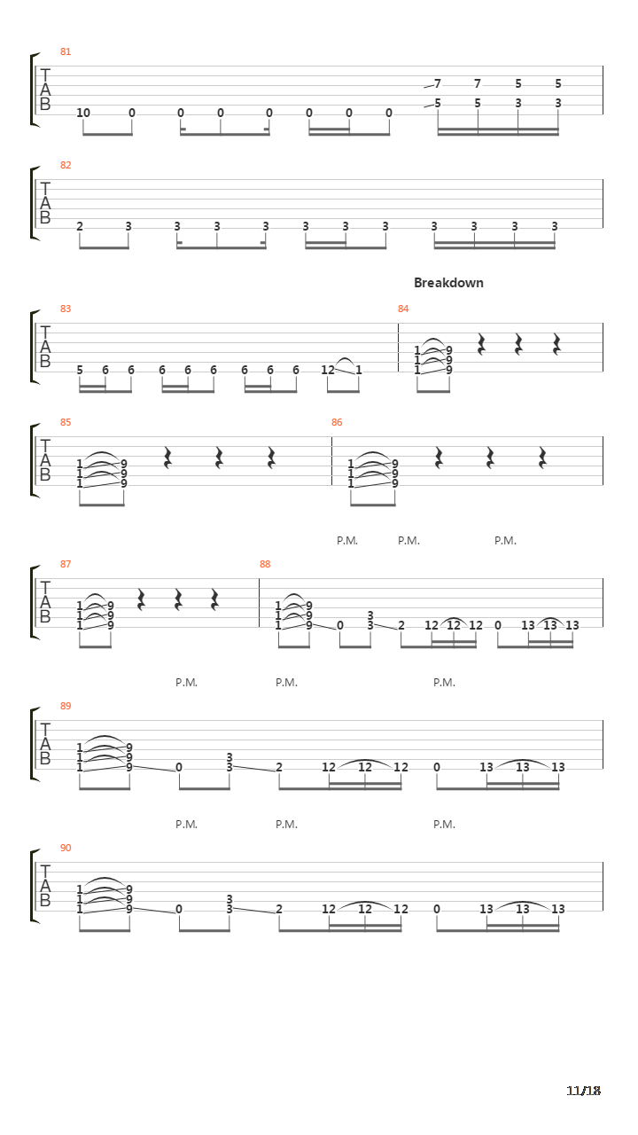 Three Nil吉他谱