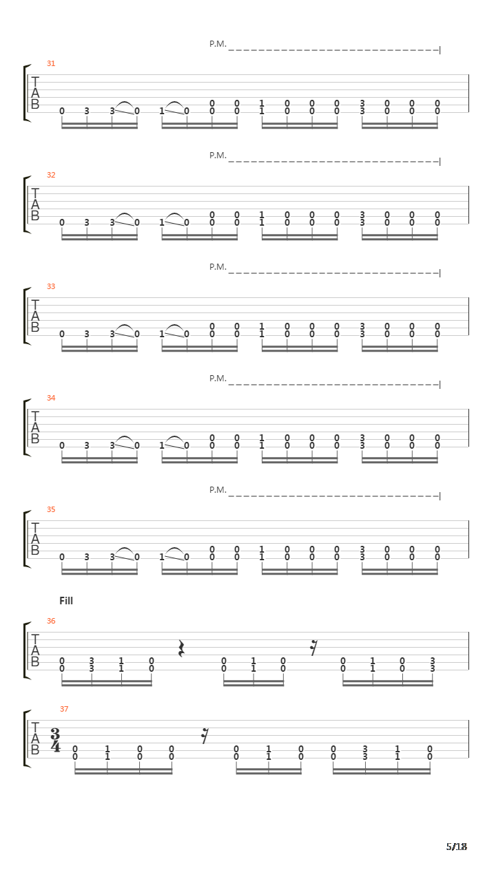 Three Nil吉他谱