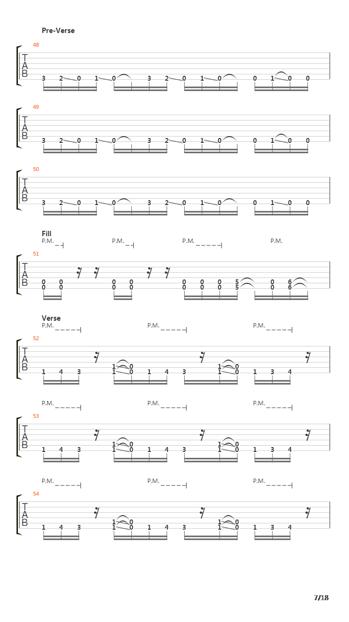 Three Nil吉他谱