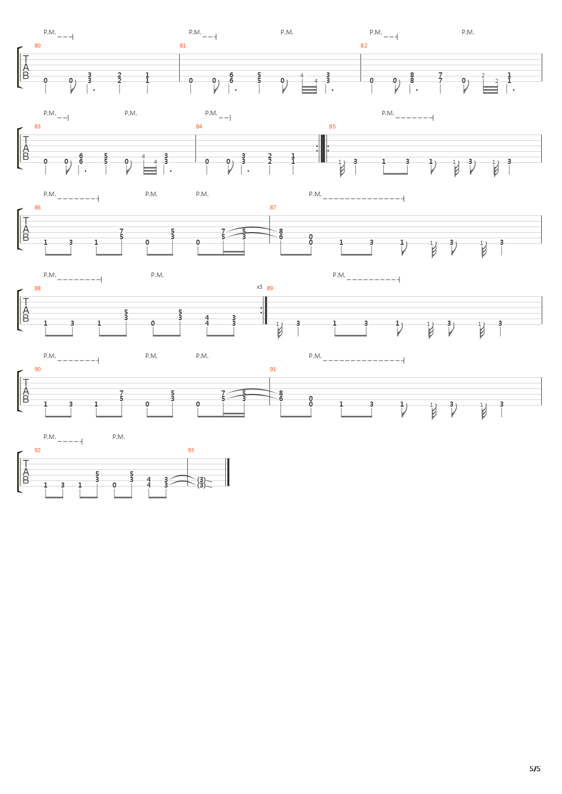 Vendetta吉他谱