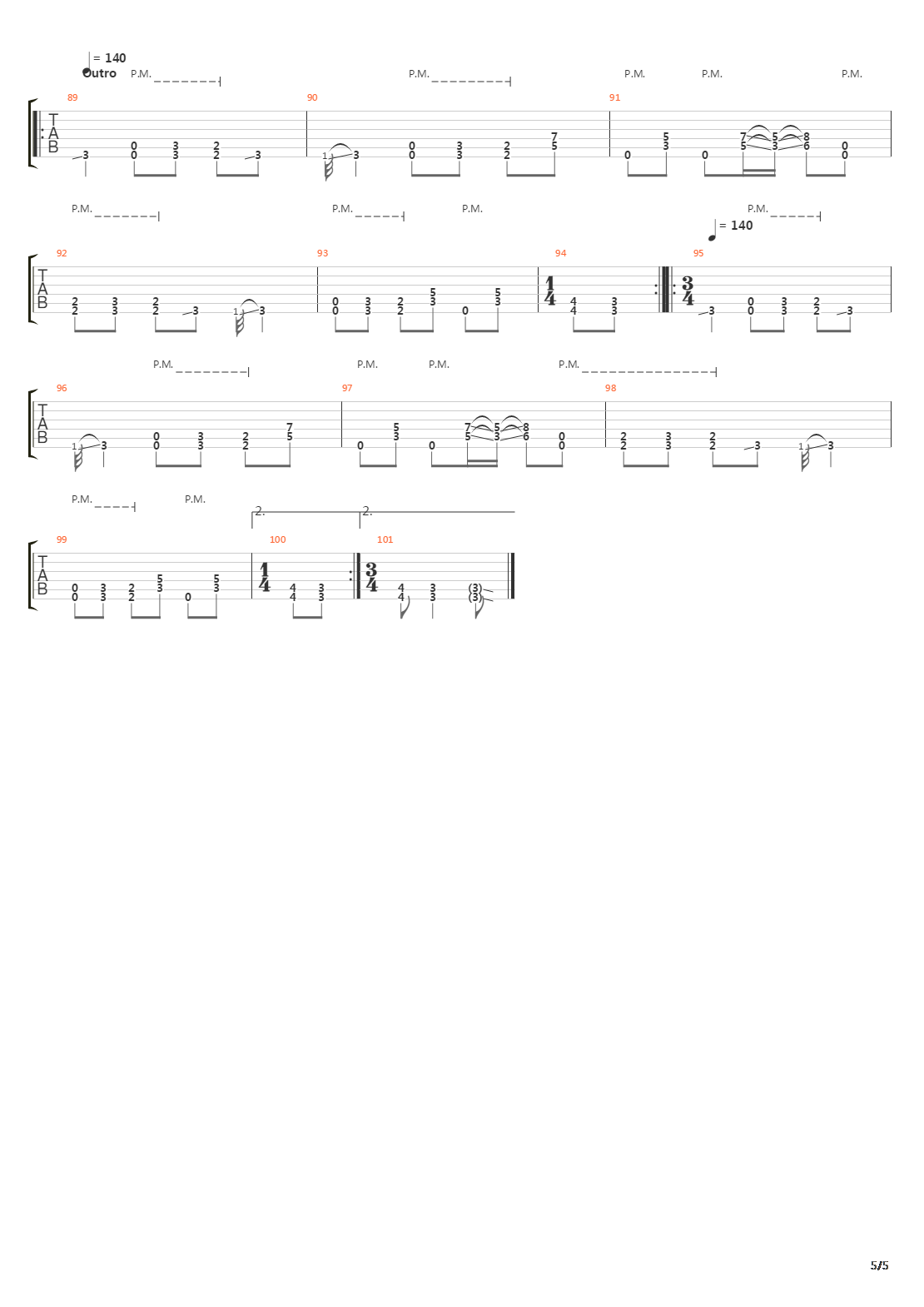 Vendetta吉他谱