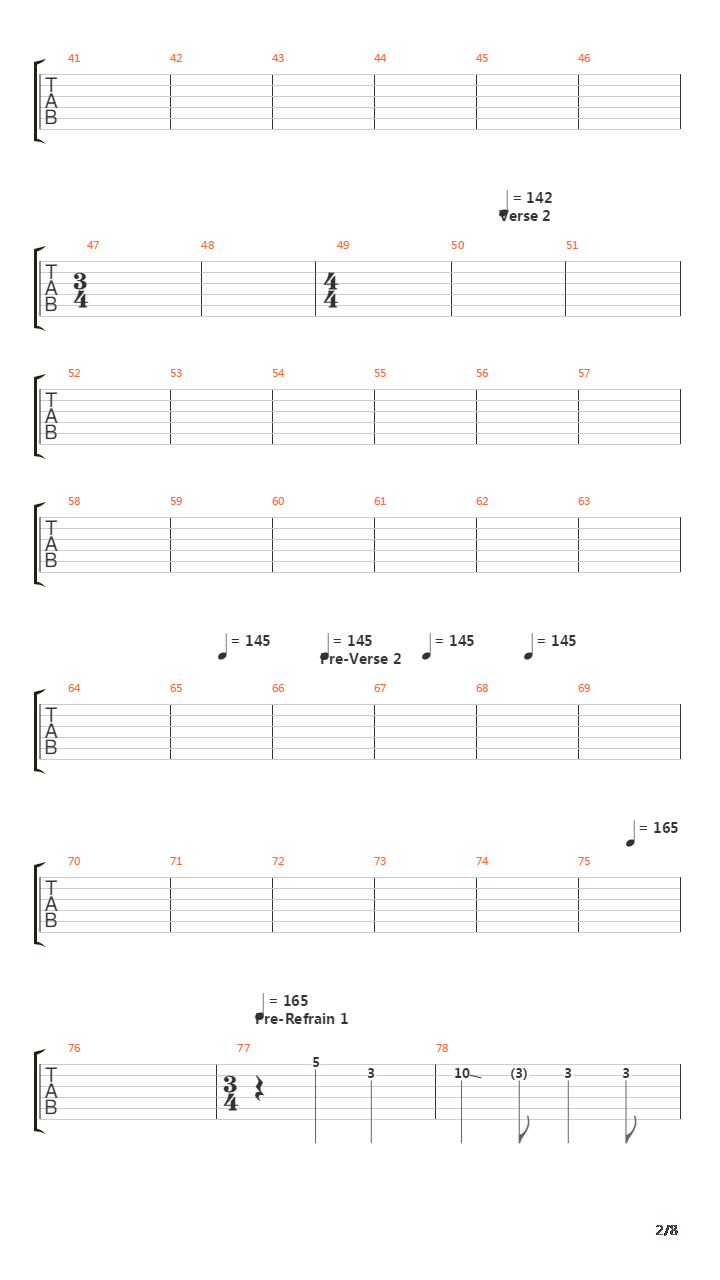 Vermilion吉他谱