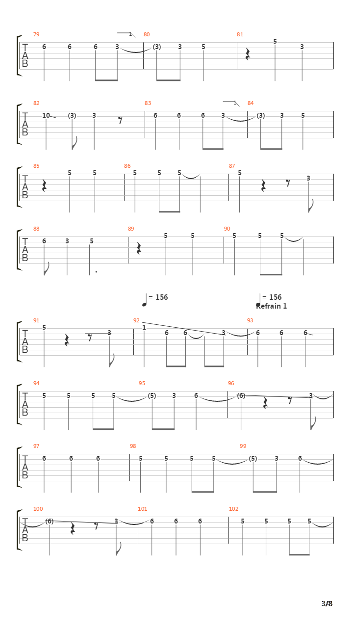 Vermilion吉他谱