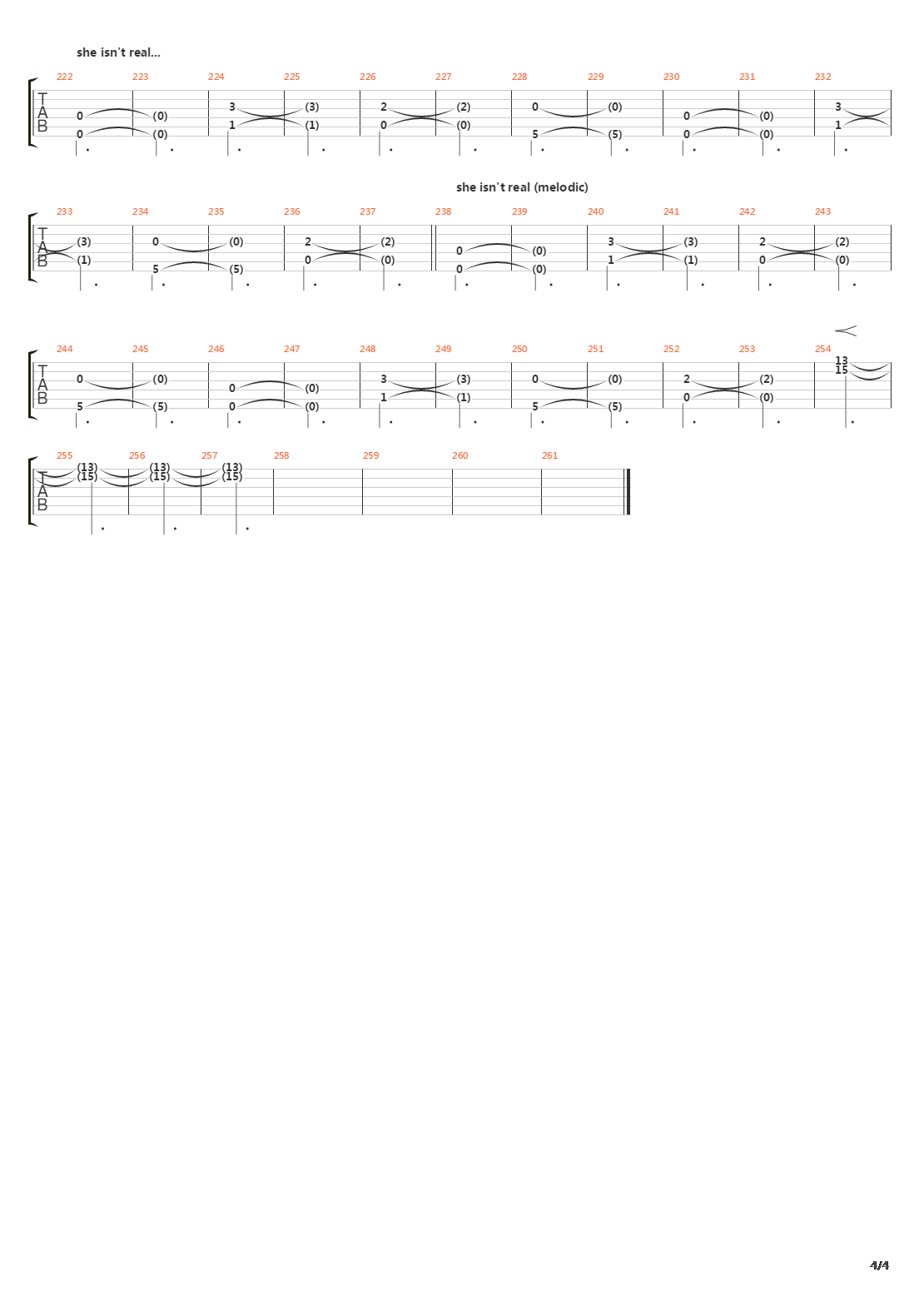 Vermilion吉他谱