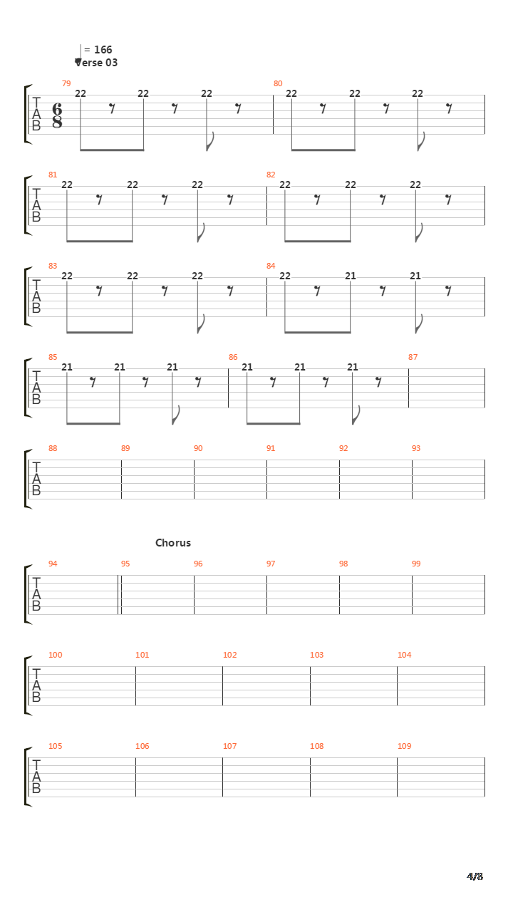 Vermilion吉他谱