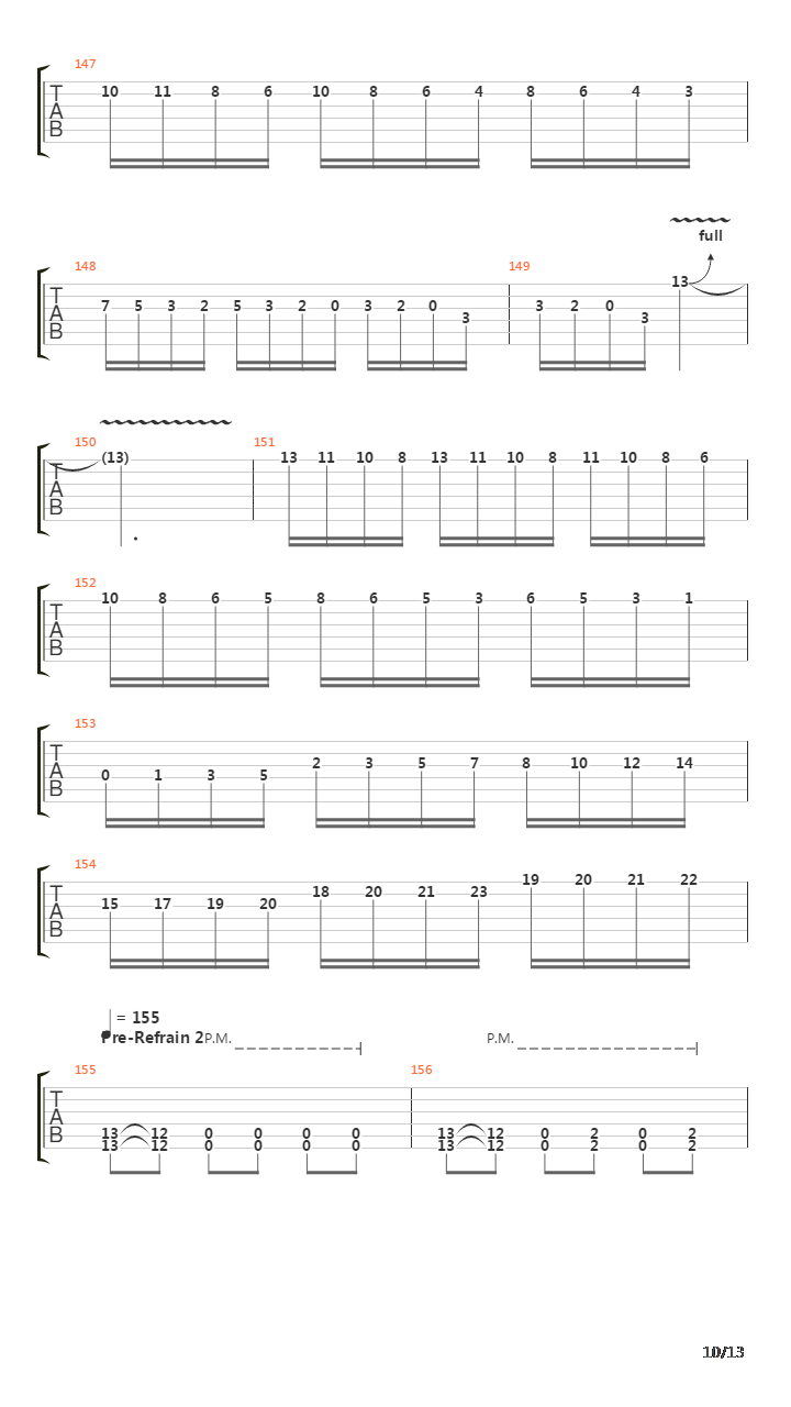 Vermilion吉他谱