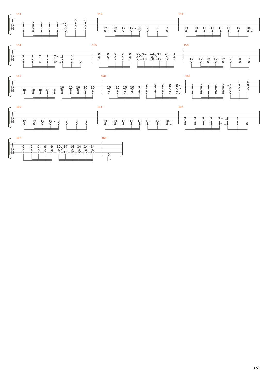 Vermilion吉他谱