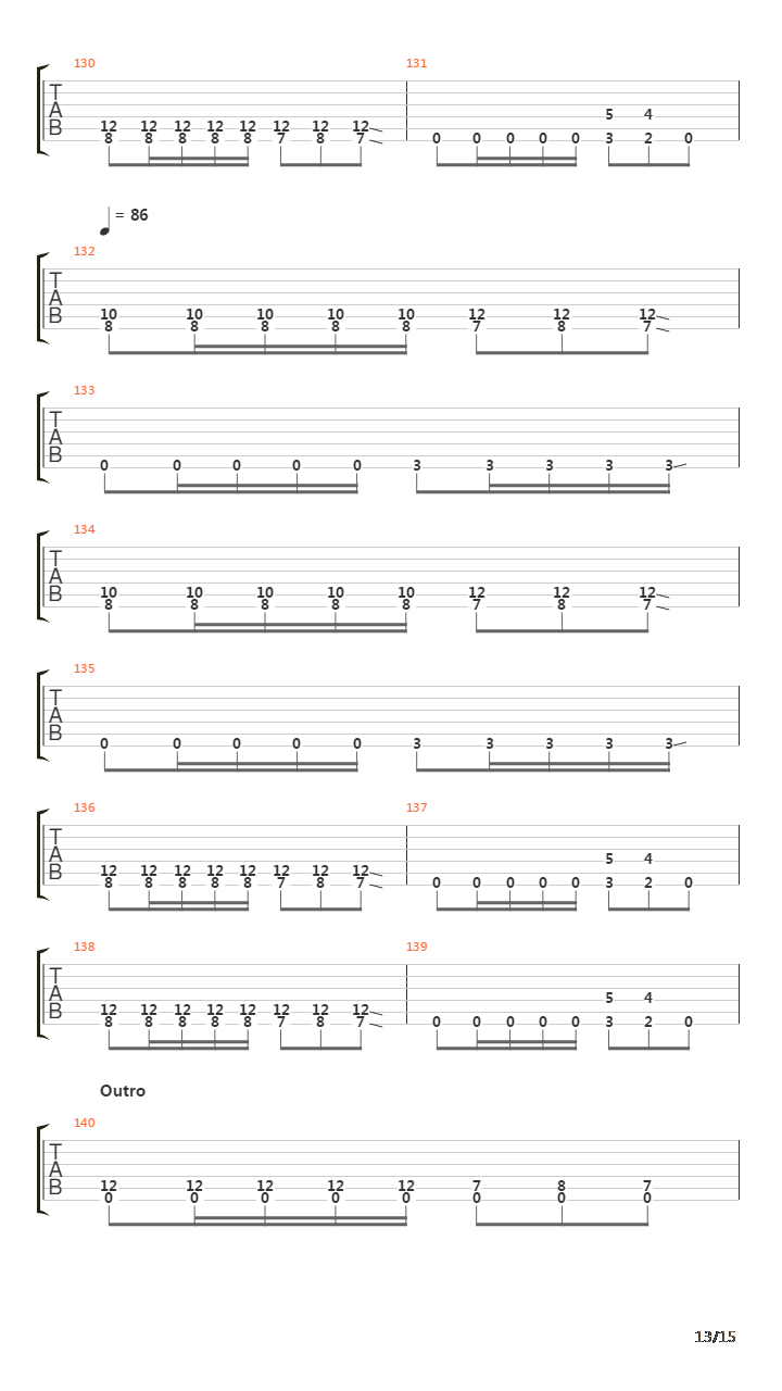 Vermilion吉他谱