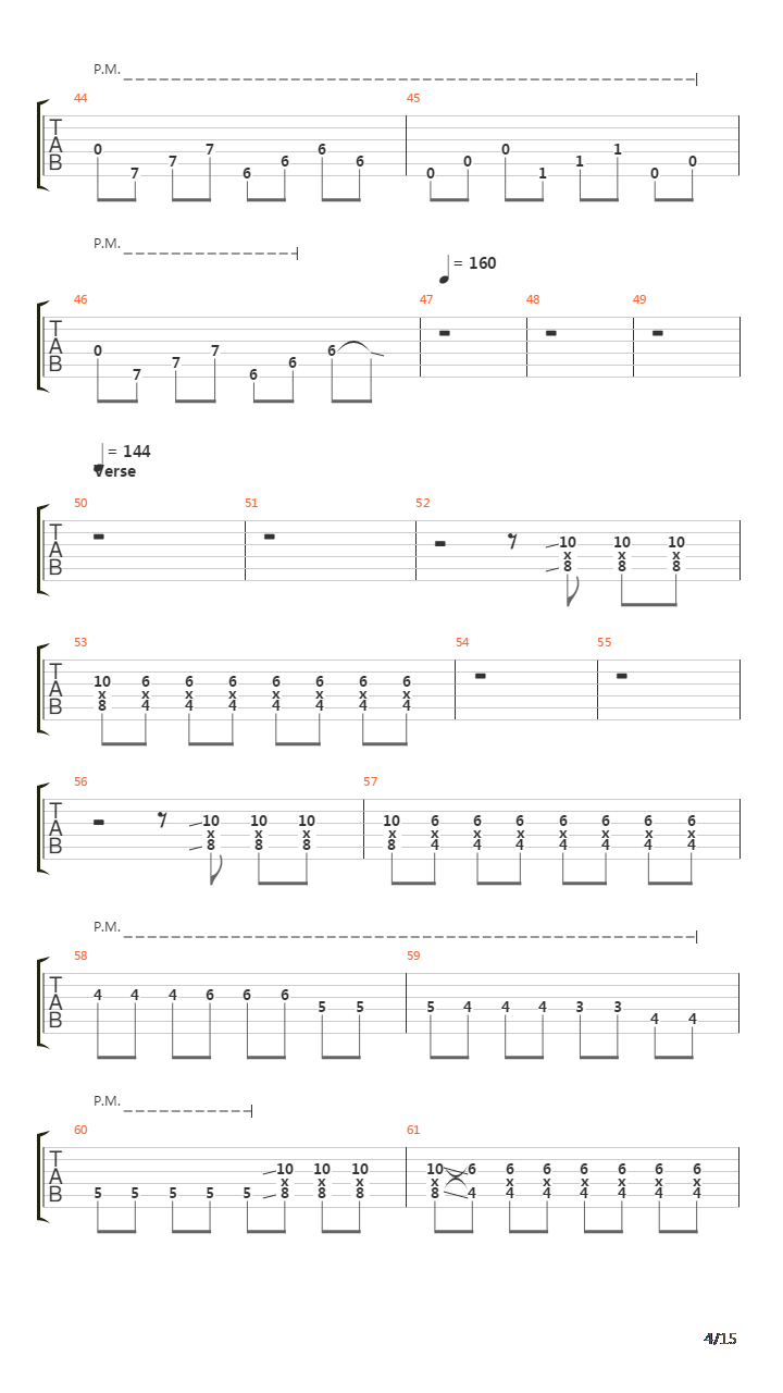 Vermilion吉他谱