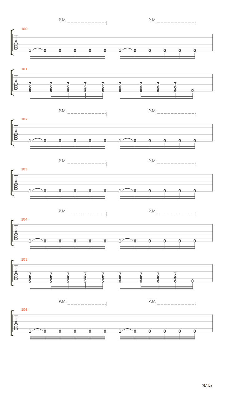 Vermilion吉他谱