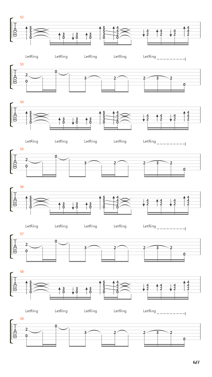 Vermillion吉他谱