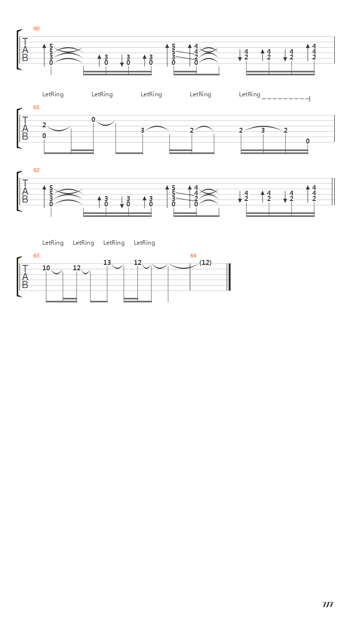 Vermillion吉他谱