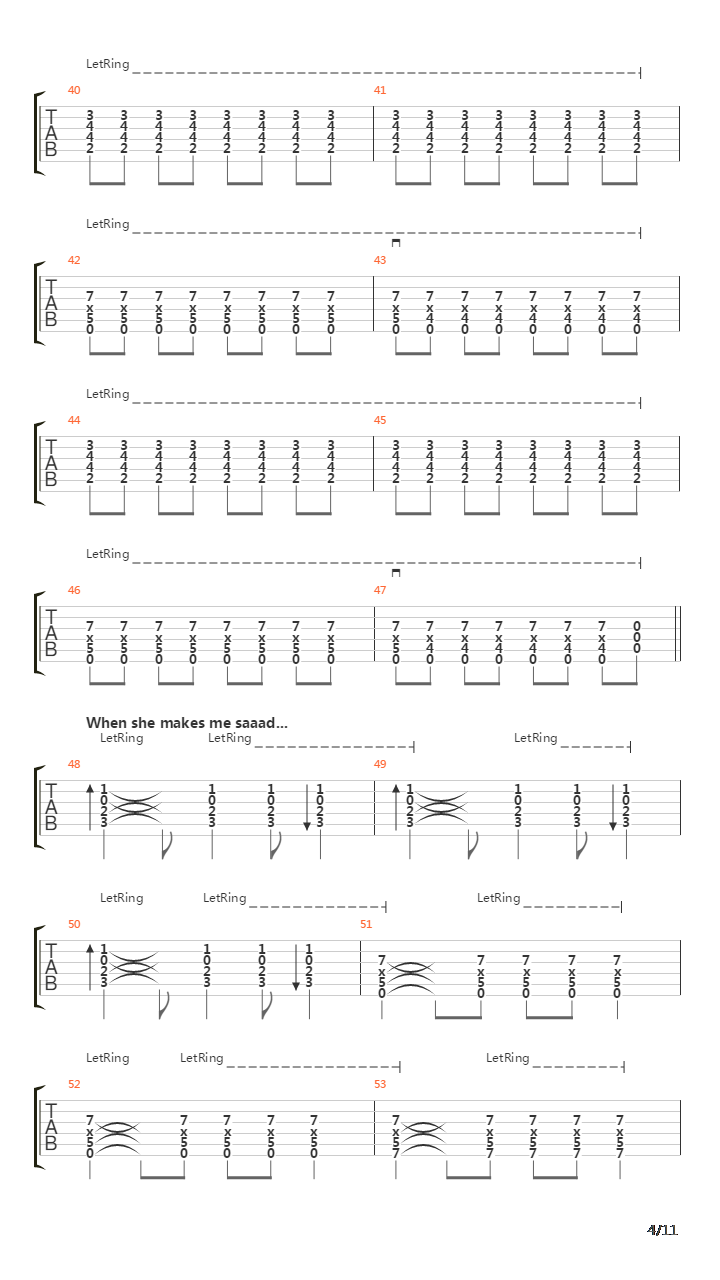 Vermillion Part 2吉他谱