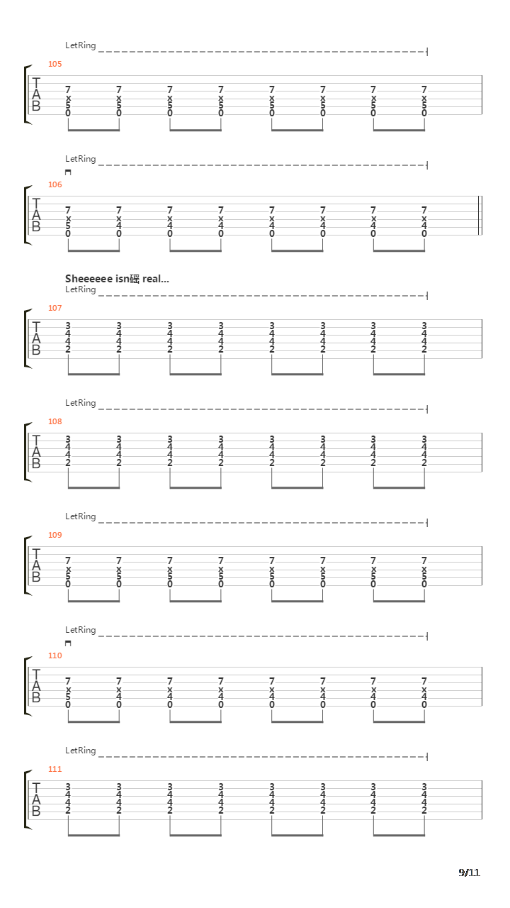 Vermillion Part 2吉他谱