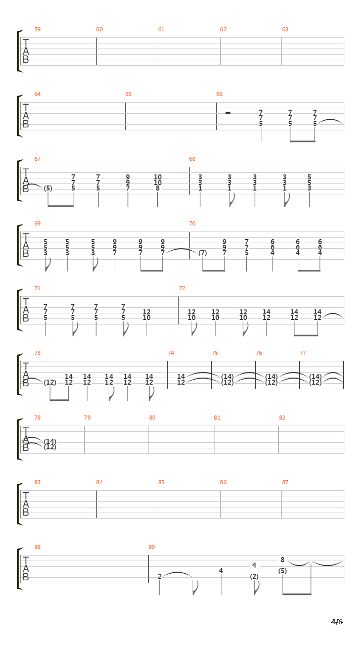 Vermillion吉他谱