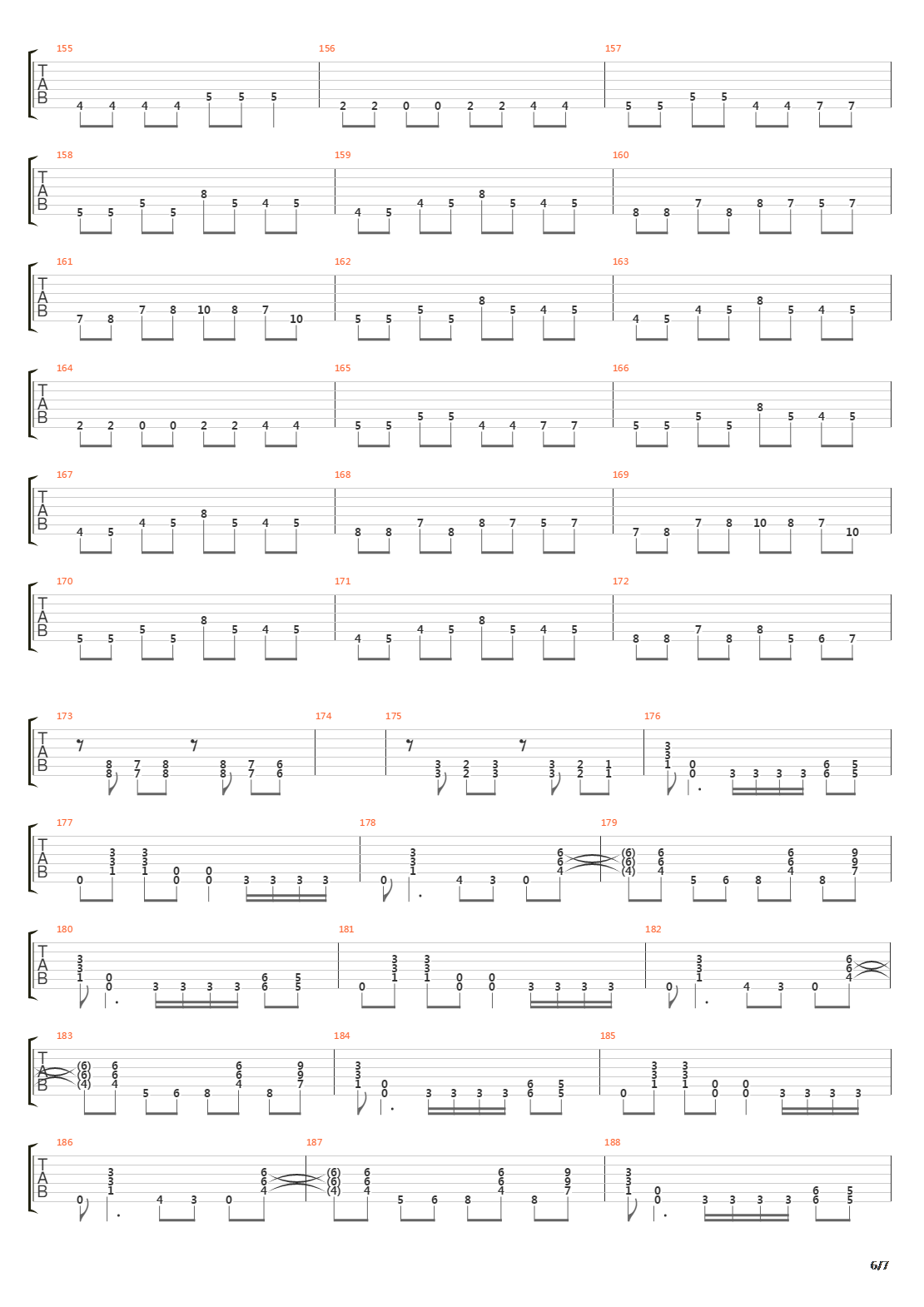 Wherein Lies Continue吉他谱