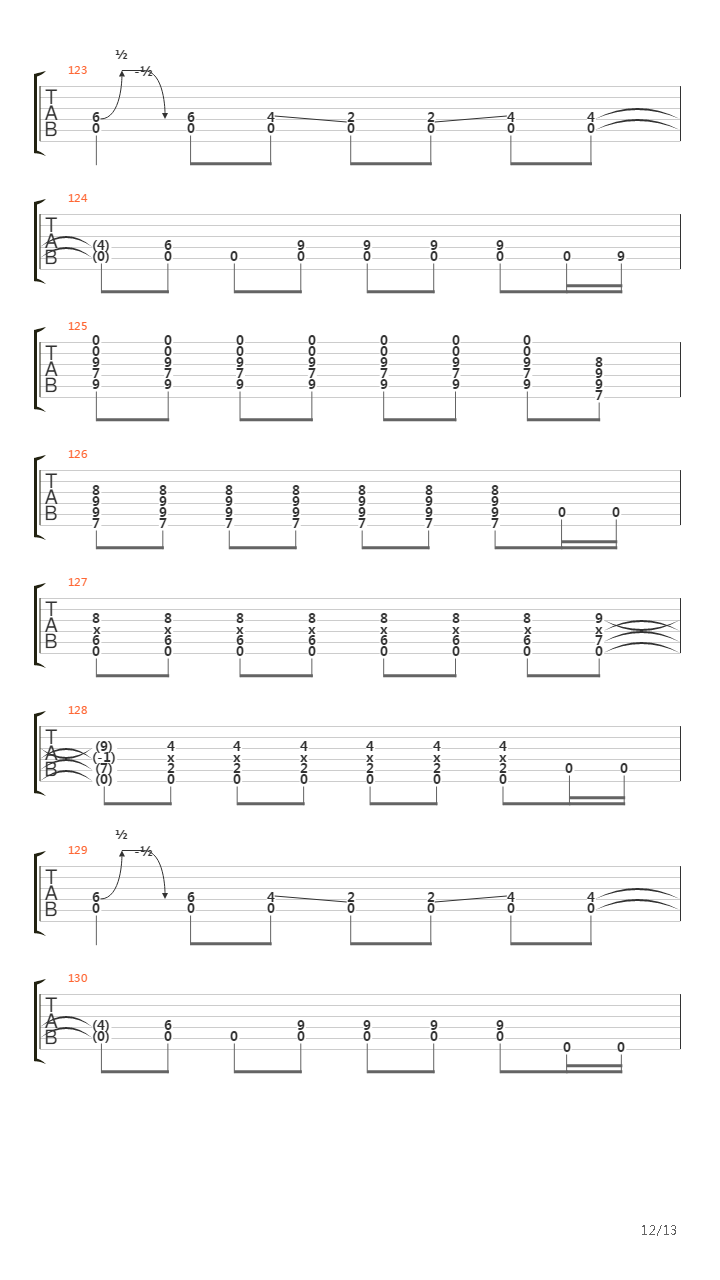 1979吉他谱