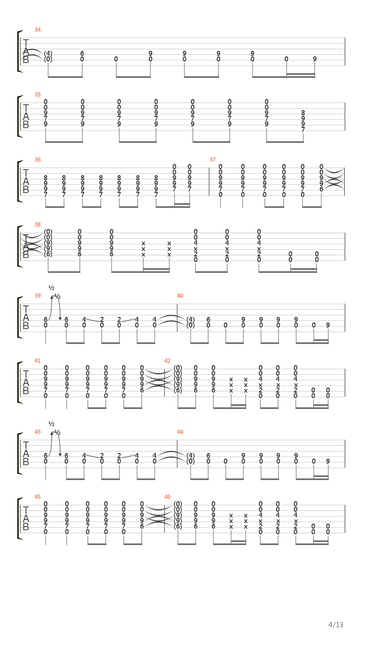 1979吉他谱