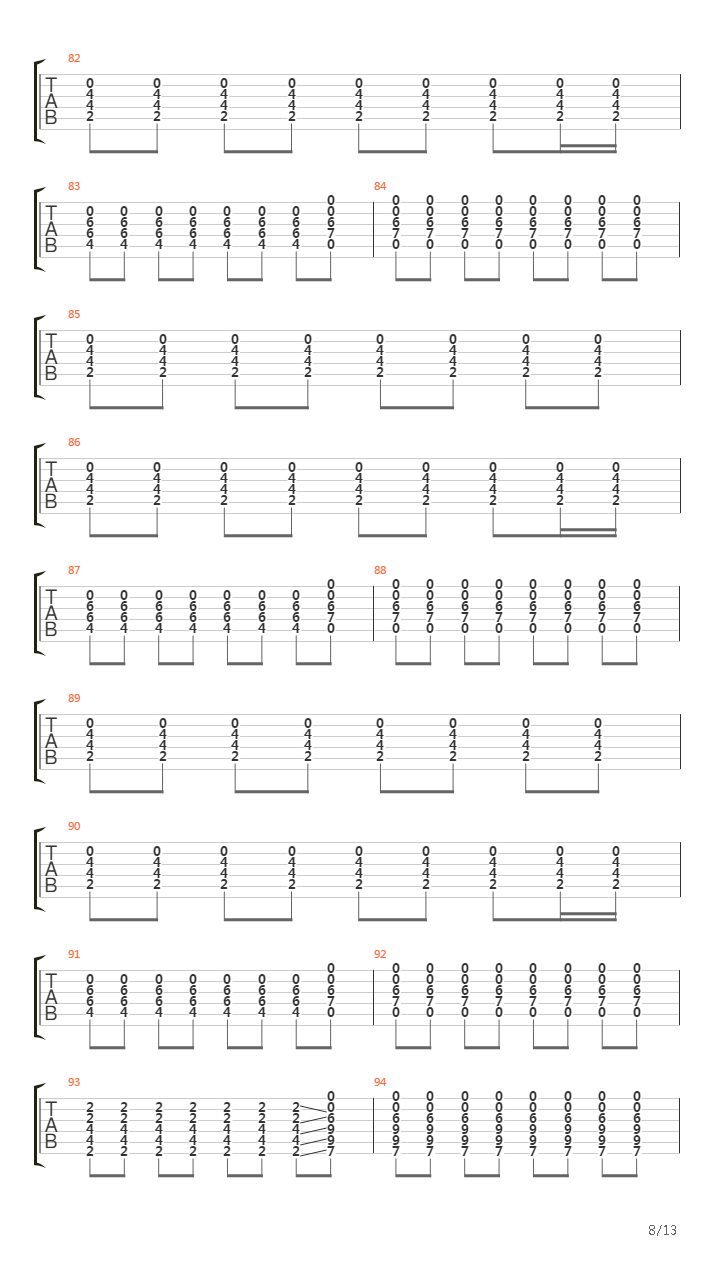 1979吉他谱