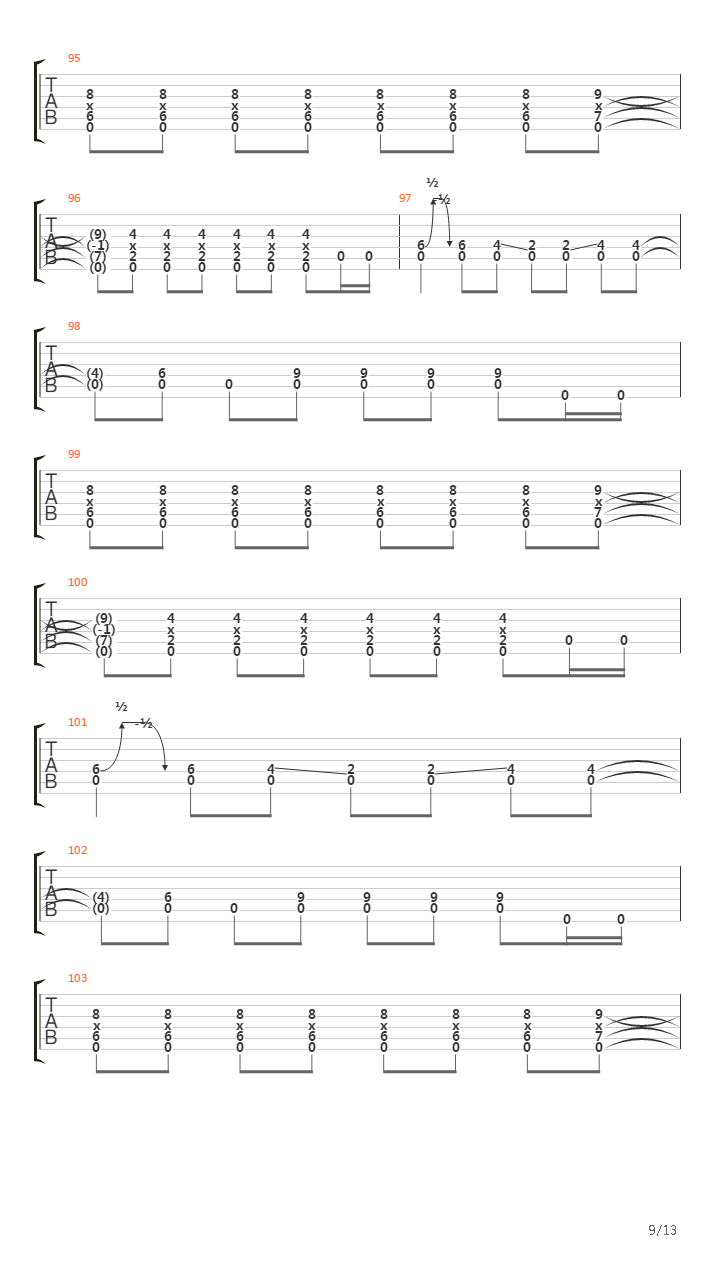 1979吉他谱