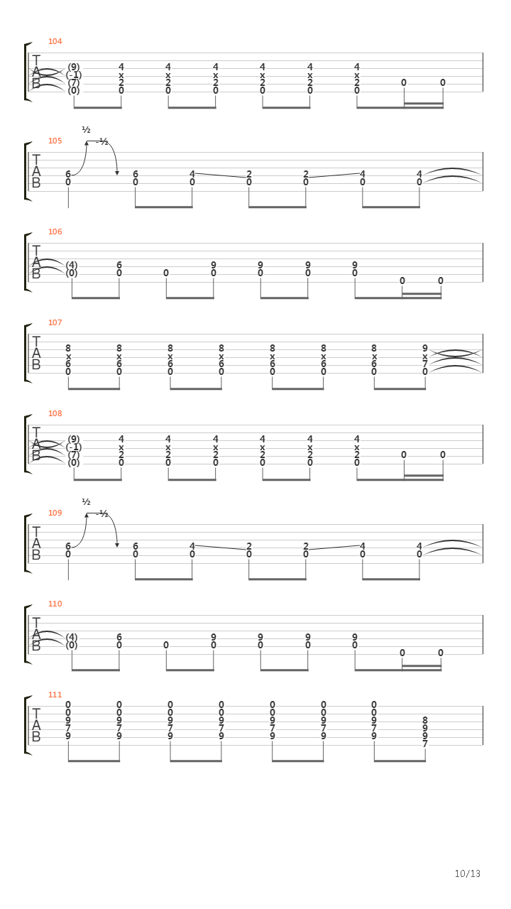 1979吉他谱