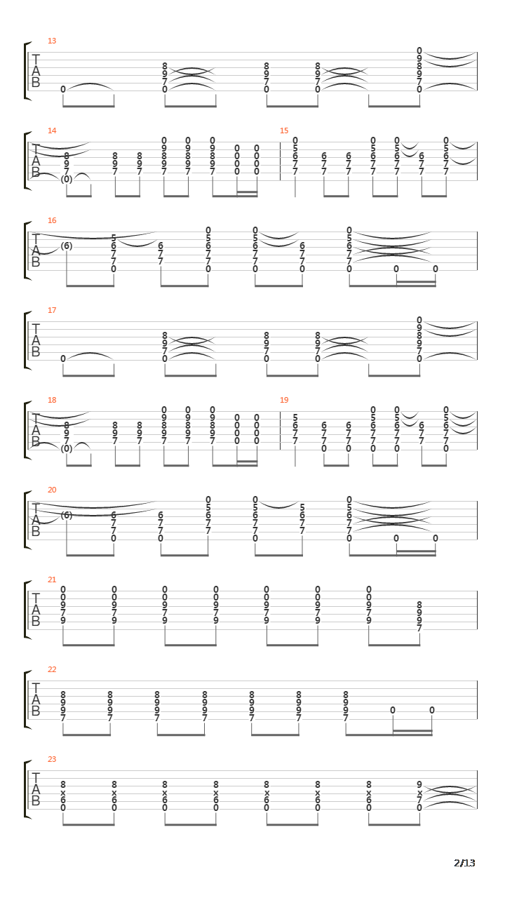 1979吉他谱