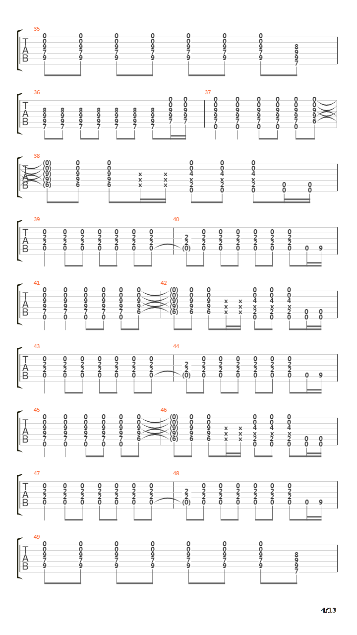 1979吉他谱