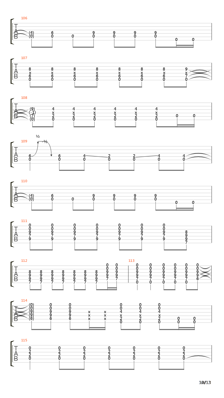 1979吉他谱