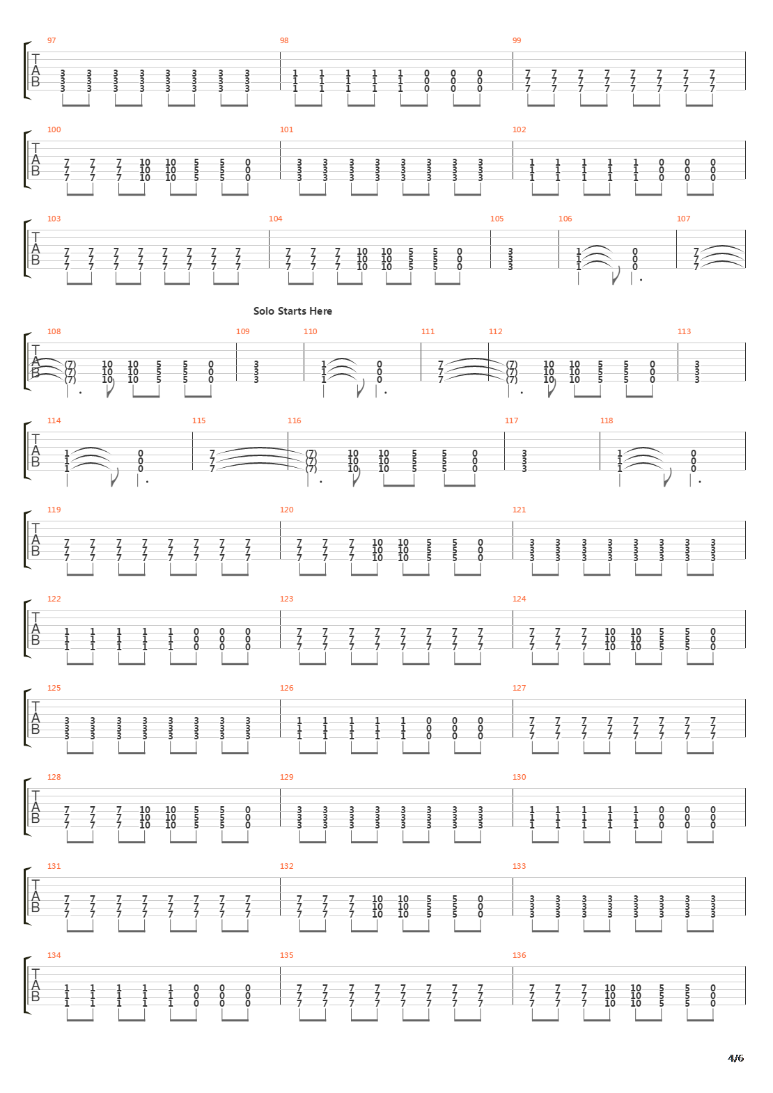 Aeroplane Flies High吉他谱