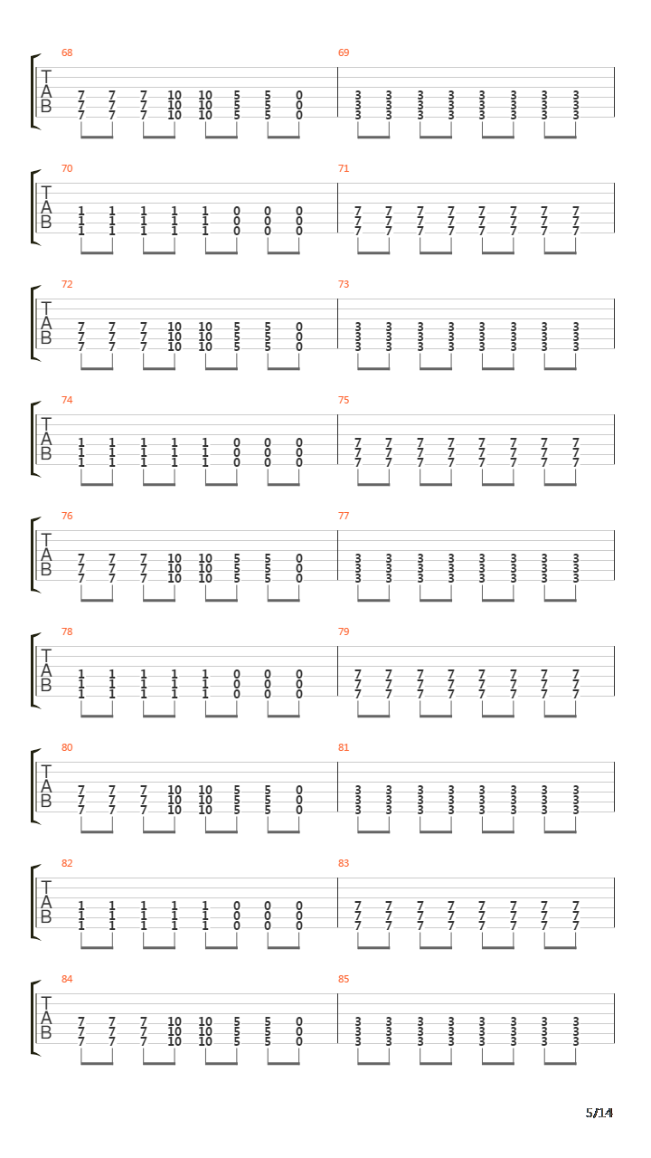 Aeroplane Flies High吉他谱