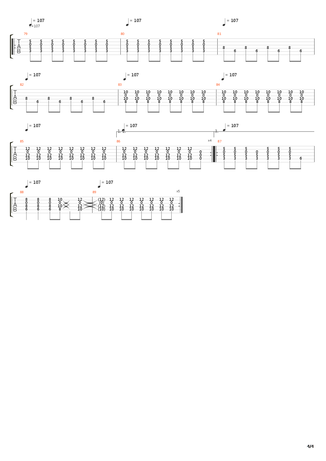 Blast吉他谱