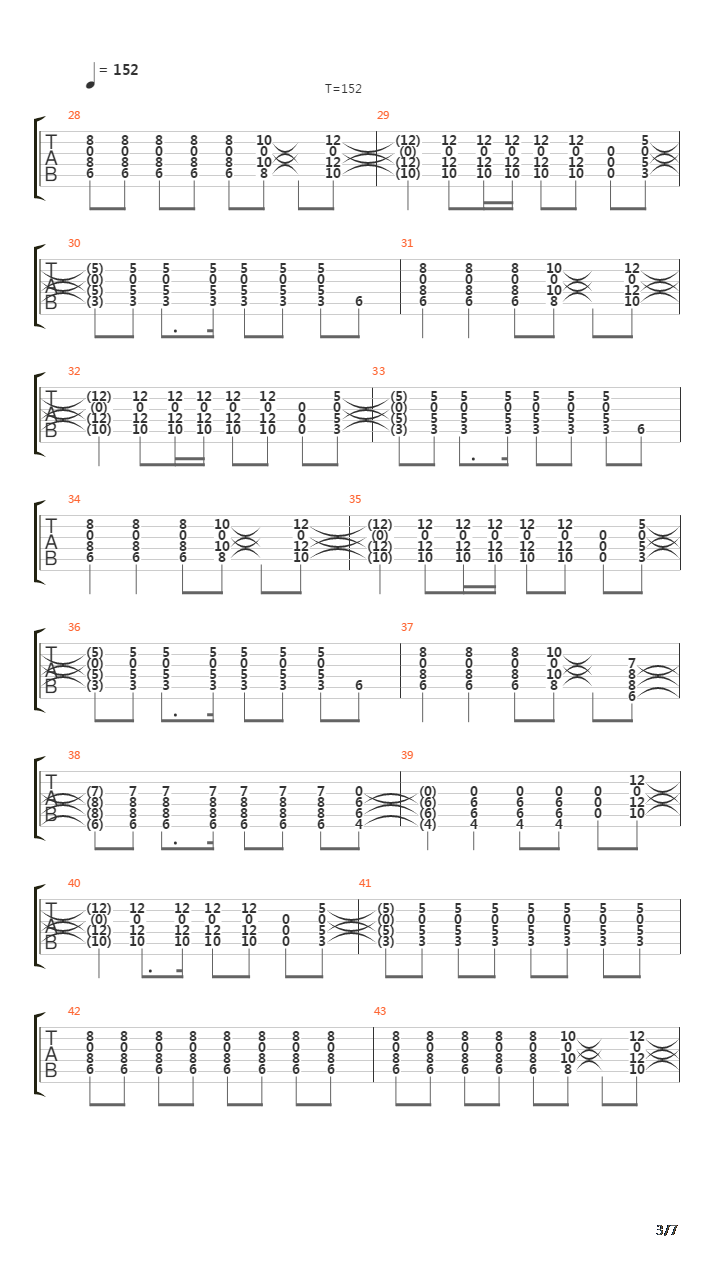 Blast吉他谱