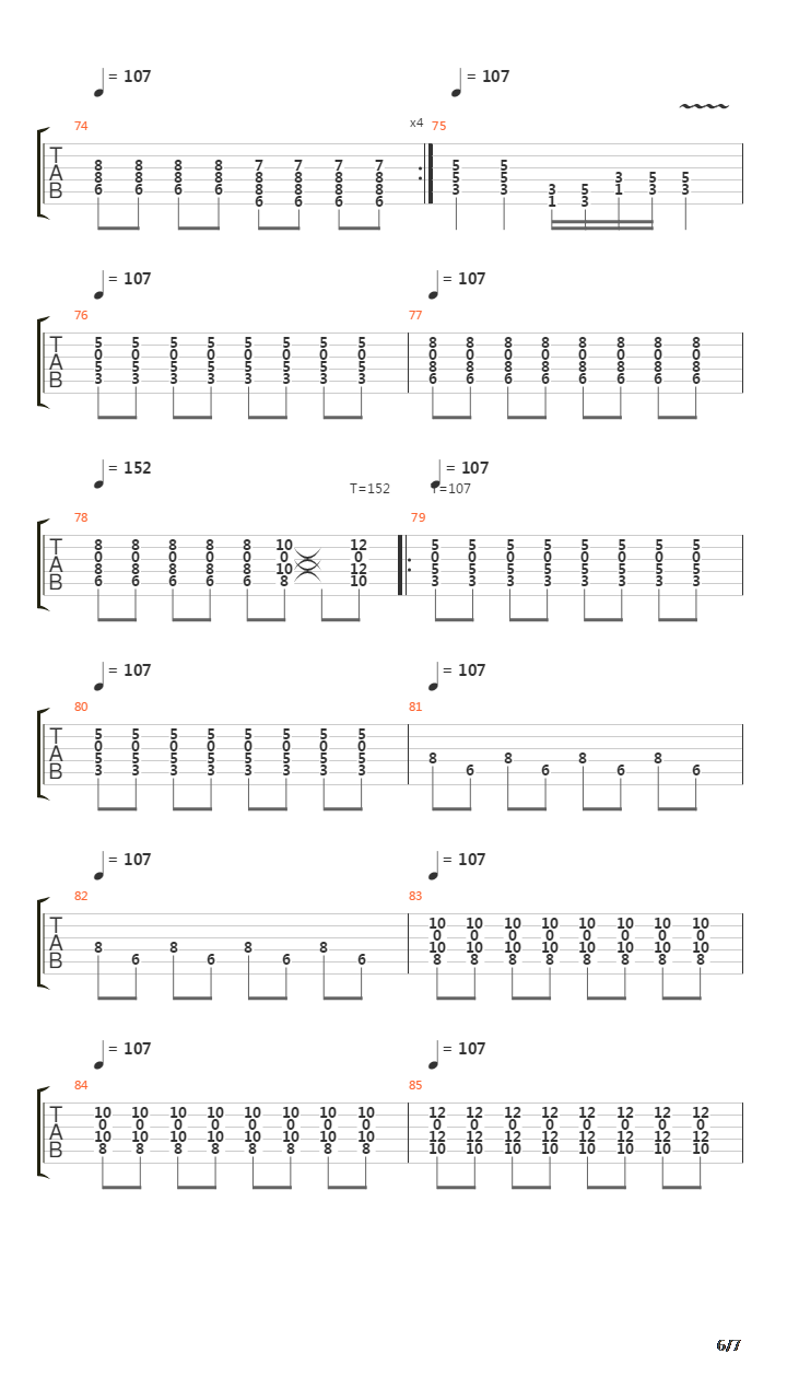 Blast吉他谱