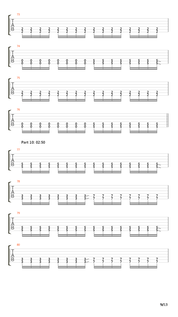 Bodies吉他谱