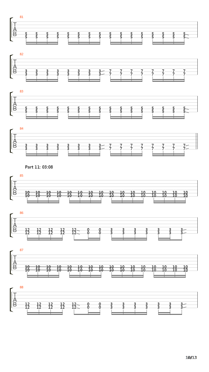 Bodies吉他谱