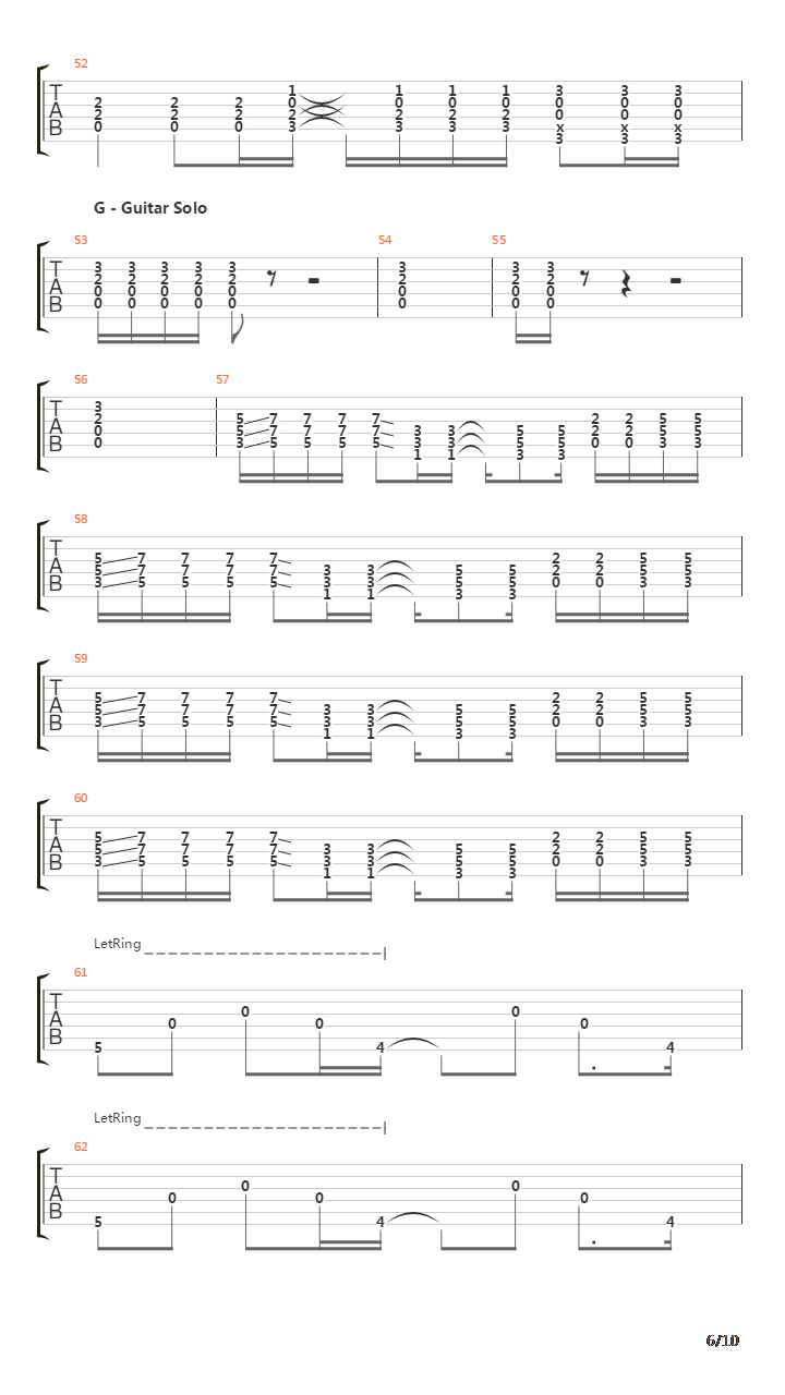 Bury Me吉他谱