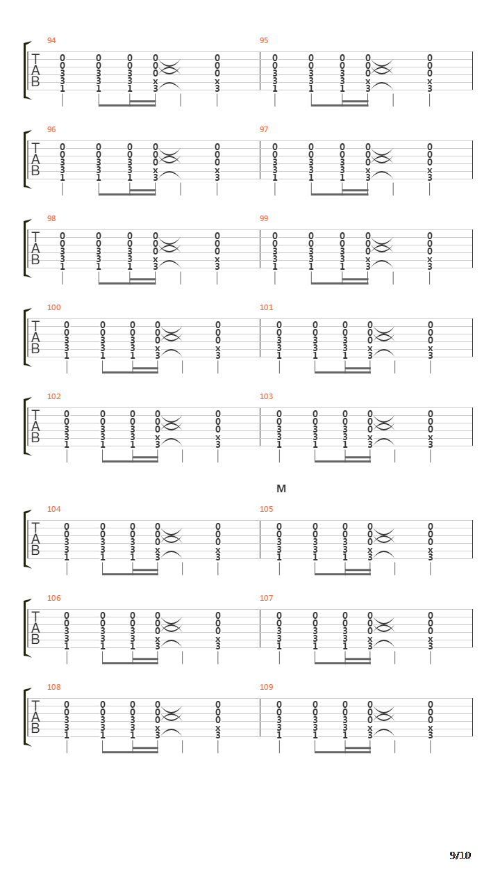 Bury Me吉他谱