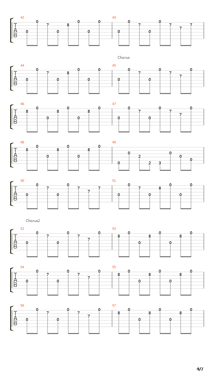 Czarina吉他谱
