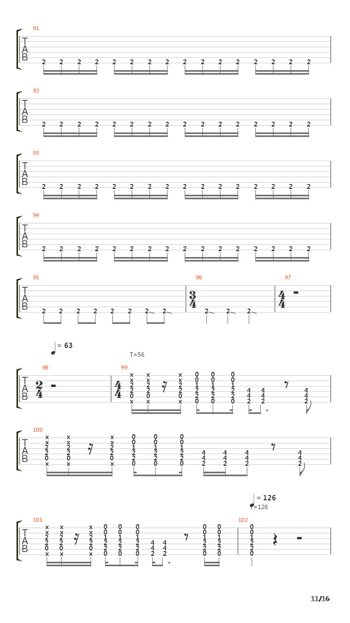 Fuck You An Ode To No One吉他谱