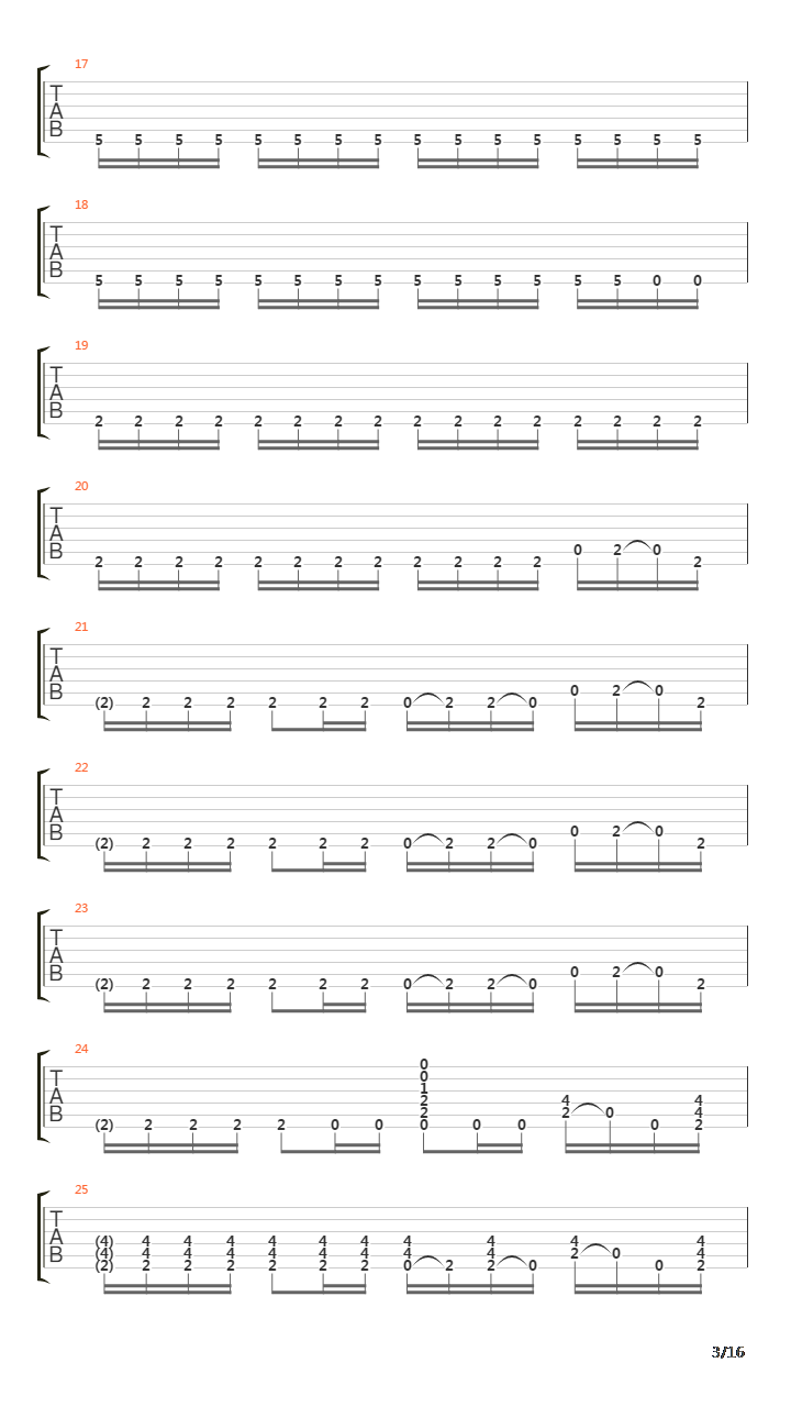 Fuck You An Ode To No One吉他谱