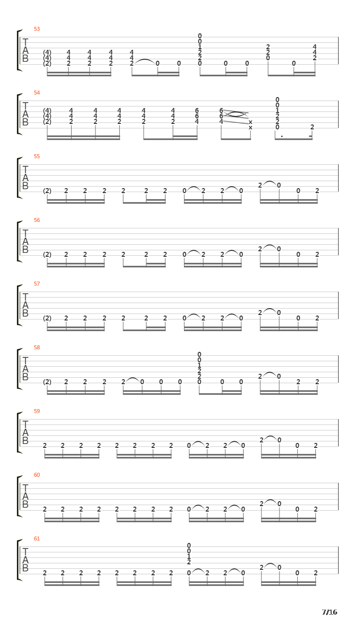 Fuck You An Ode To No One吉他谱