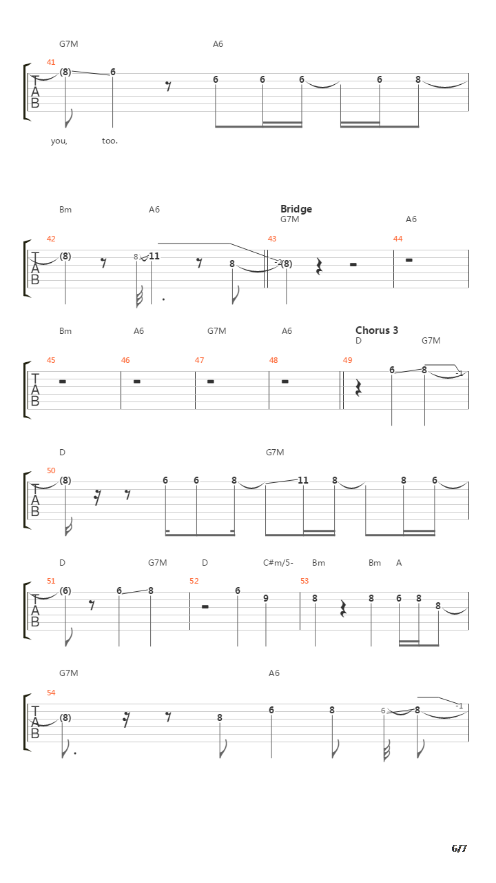 Meladori Magpie吉他谱