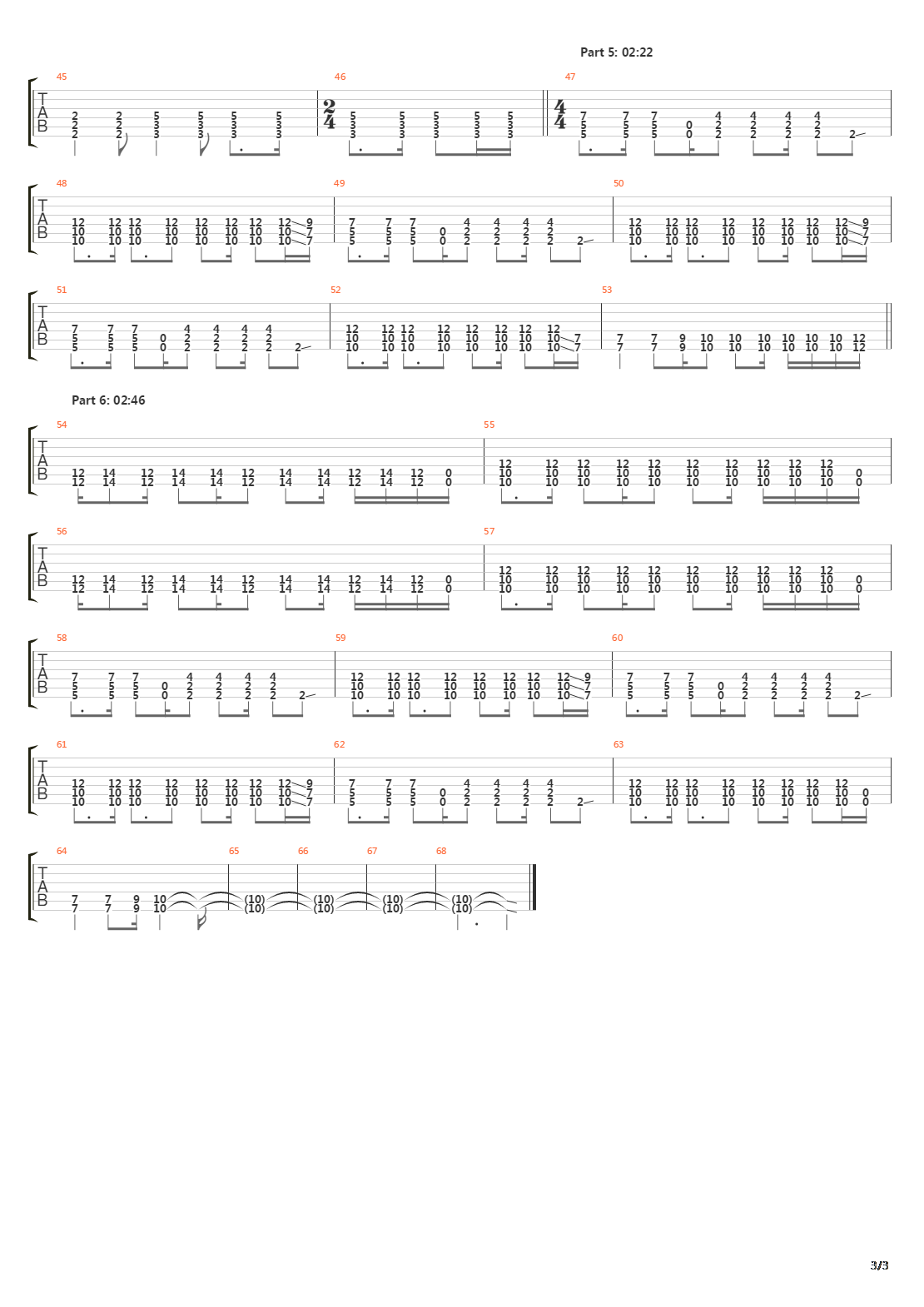 Plume吉他谱