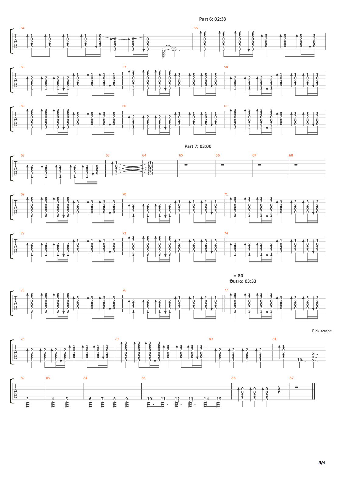 Rocket吉他谱