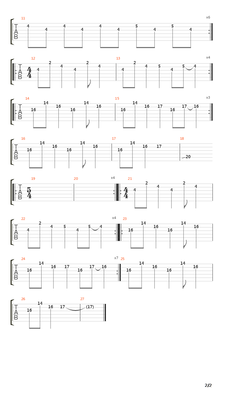 Set The Ray To Jerry吉他谱