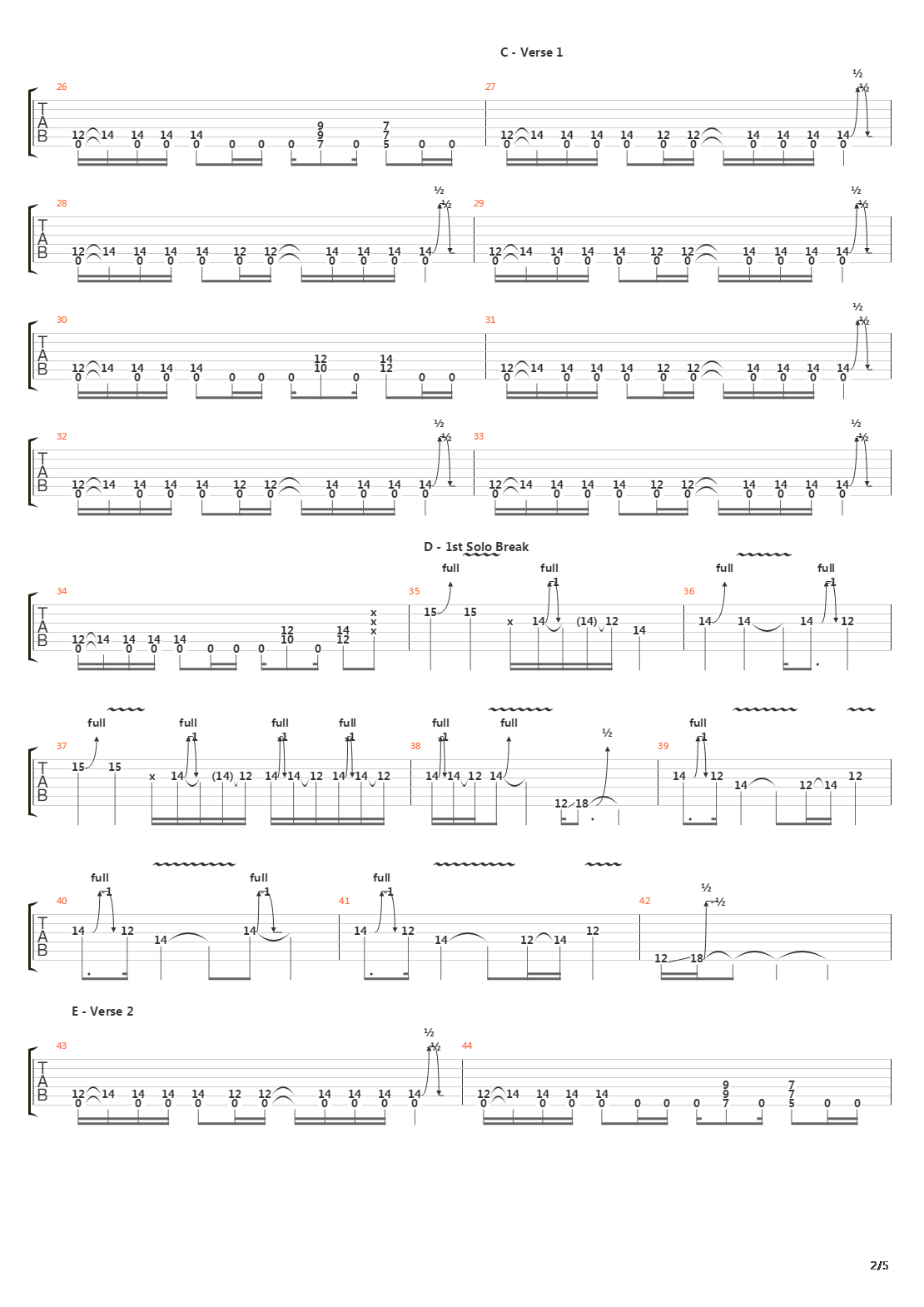 Siva吉他谱